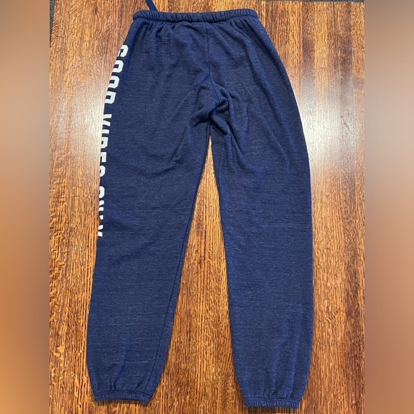 NWOT Spiritual Gangster Good Vibes Only Sweatpants Extra Small Mandala Design - Picture 2 of 16